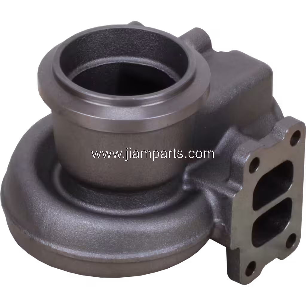 10R3651 TH aftermarket turbine housing — top three-quarter view