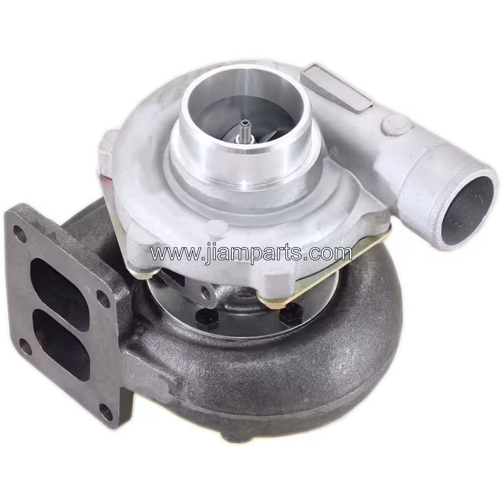 466573-5001 TB4142 aftermarket turbocharger — top three-quarter view