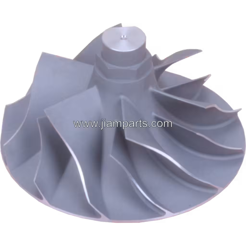 705319-0001 GTA5002B aftermarket compressor wheel — top three-quarter view